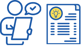 現場調査と最適なプランのご提案のアイコン